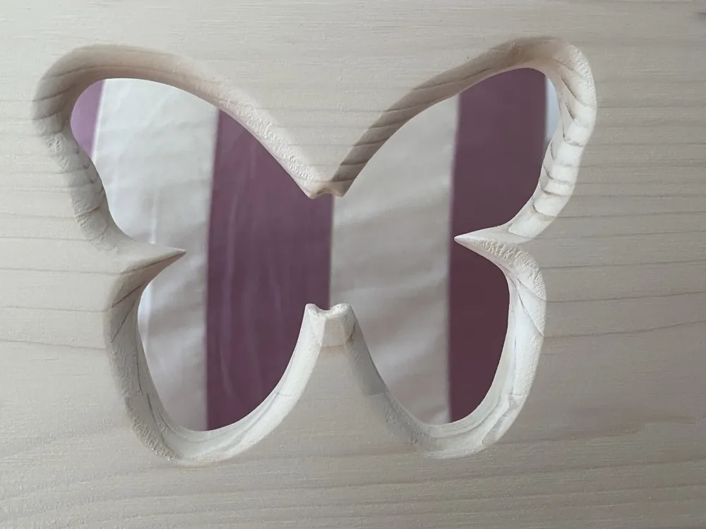 Schmetterling im Bett